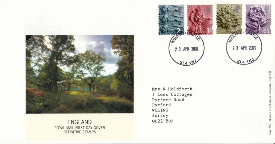 2001 (04) English Pictorial Regionals - RM - Windsor Castle CDS
