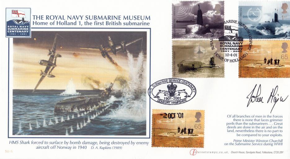 2001 (04) Submarines - Internet Official (Doubled) - Signed by John Major