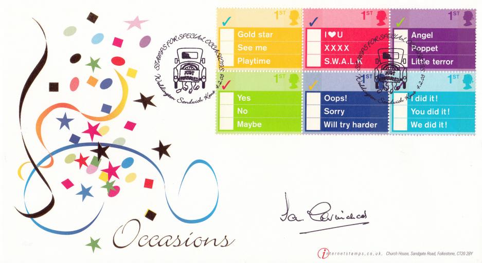 2003 (02) Occasions - Internet Official - Signed by Ian Carmichael