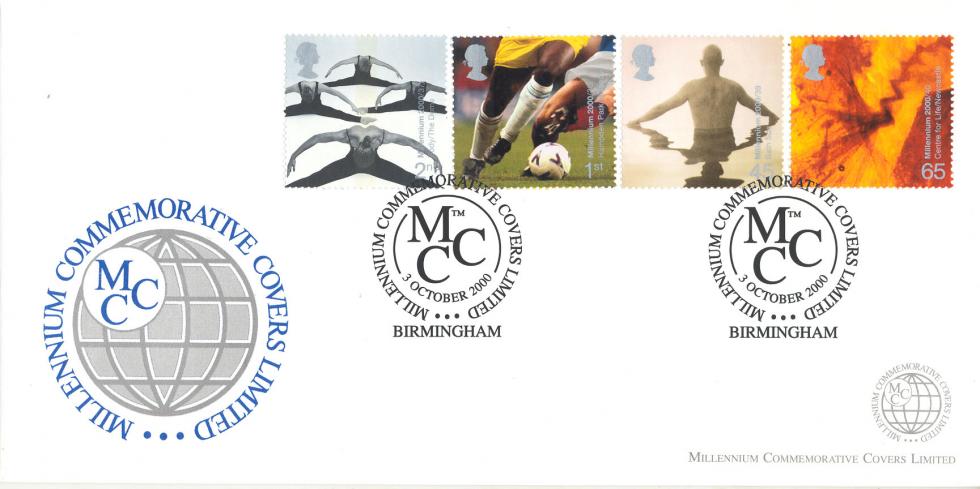 2000 (10) Body & Bone - Millennium Commemorative Covers Official