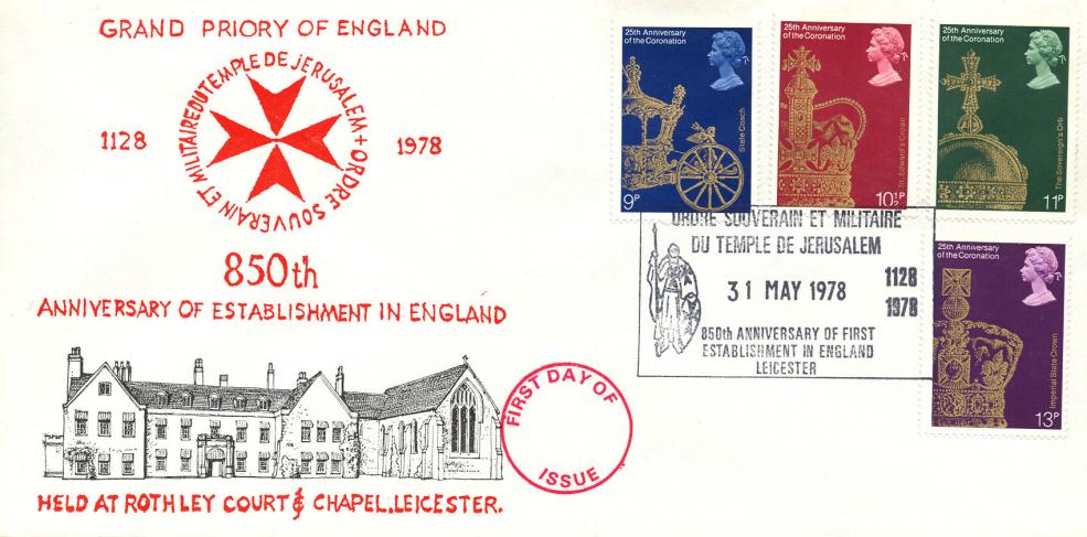 1978 (05) Coronation - Grand Priory, Temple of Jerusalem Official - Cat £225 !