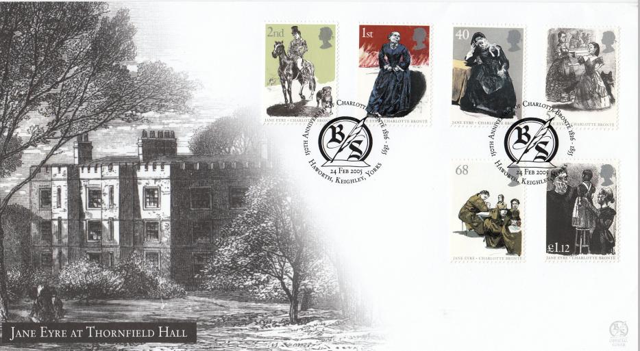 2005 (02) Jane Eyre (Stamps) - Internet Official (But on the Miniature Sheet Cover)