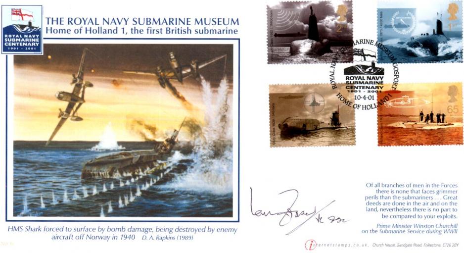 2001 (04) Submarines - Internet Official - Signed by Ian Fraser VC