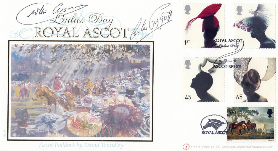 2001 (06) Hats - Internet Official - Signed by Willie Carson & Lester Piggott