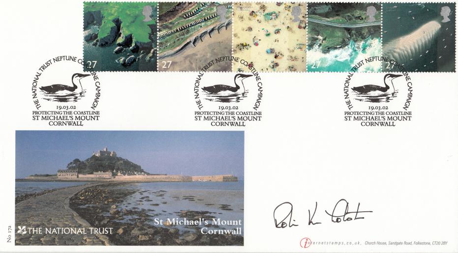 2002 (03) Coastlines - Internet (St Michael's Mount) Official - Signed by Robin Knox Johnson