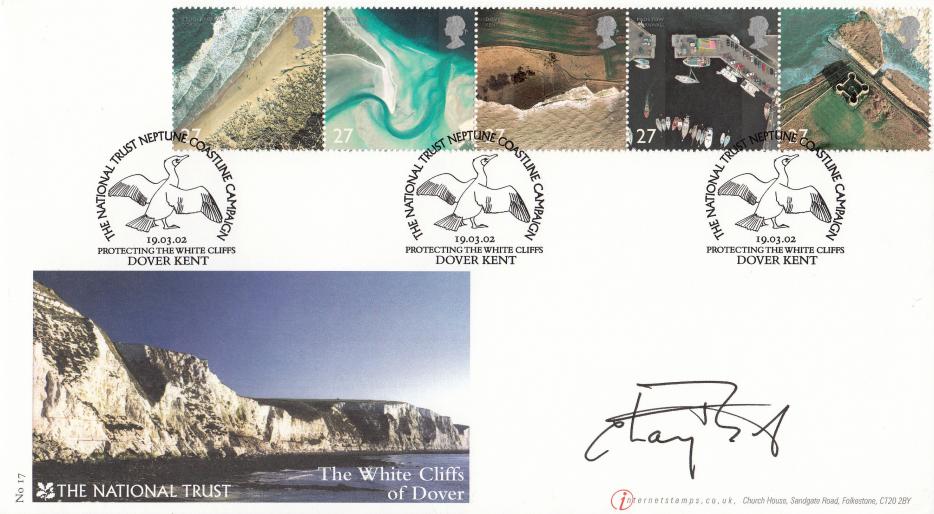 2002 (03) Coastlines - Internet (White Cliffs of Dover) Official - Signed by Chay Blythe