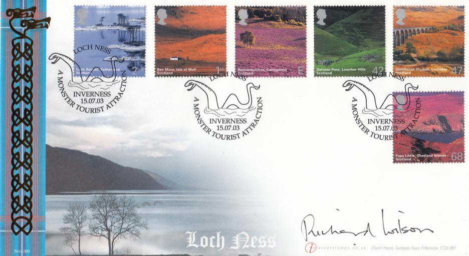 2003 (07) Scotland - Internet Official - Signed by Richard Wilson