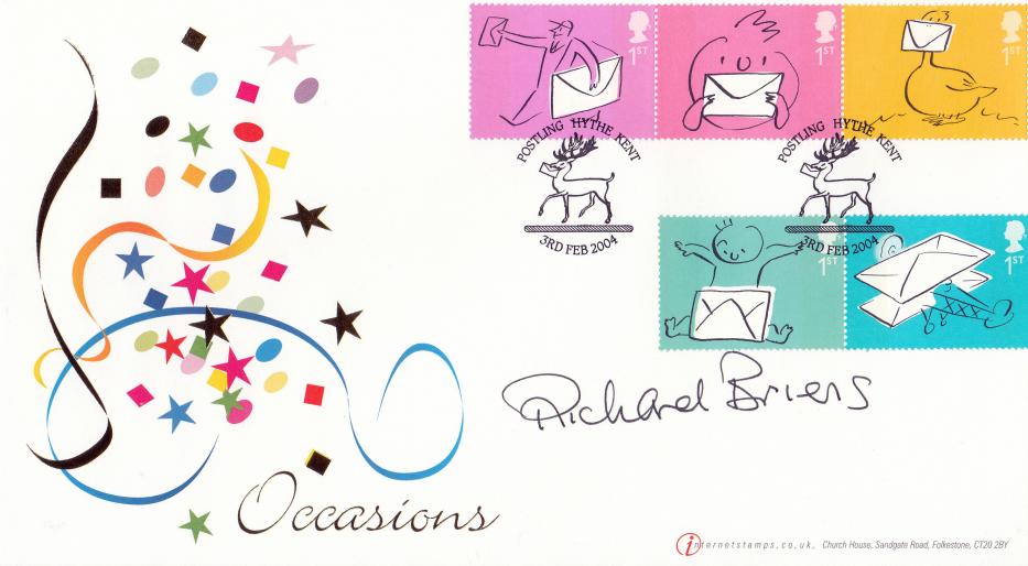 2004 (02) Occasions - Internet Official - Signed by Richard Briers