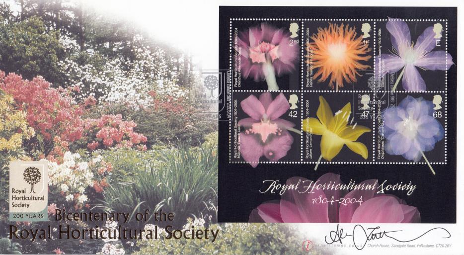 2004 (05) Royal Horticultural Society (M/S) - Internet Official - Signed by Alan Titchmarsh
