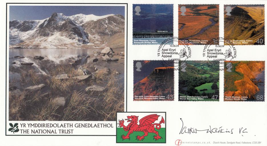 2004 (06) Wales - Internet Official - Signed by Sir Tasker Watkins VC