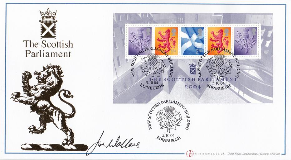 2004 (10) Scottish Parliament - Internet Official - Signed by Jim Wallace