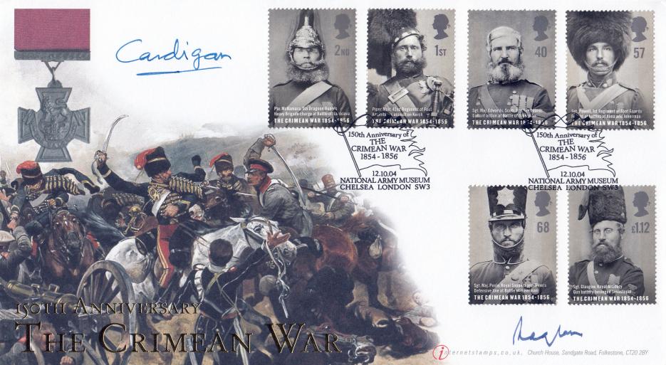 2004 (10) Crimean War - Internet Official - Double Signed by Lord Raglan & Lord Cardigan