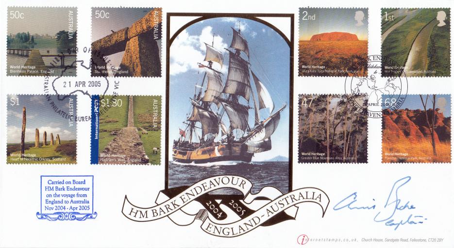 2005 (04) World Heritage - Internet Official - Signed by Captain Chris Blake