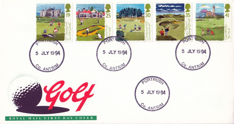 1994 (07) Golf - RM - Portrush (Packet) CDS