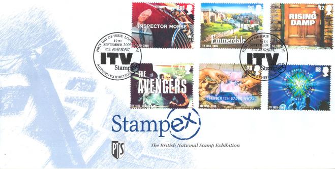 2005 (09) Classic ITV - Stampex Official (Stamp Issue H/S)
