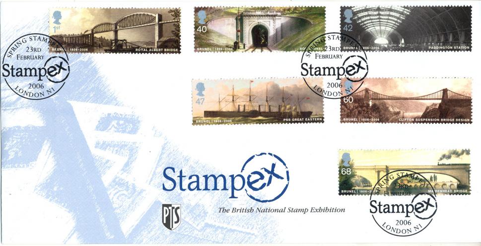 2006 (02) Brunel (Stamps) - Stampex Official (Exhibition H/S)