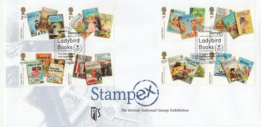 2017 (09) Ladybird Books - Stampex Official (Stamp Issue H/S)