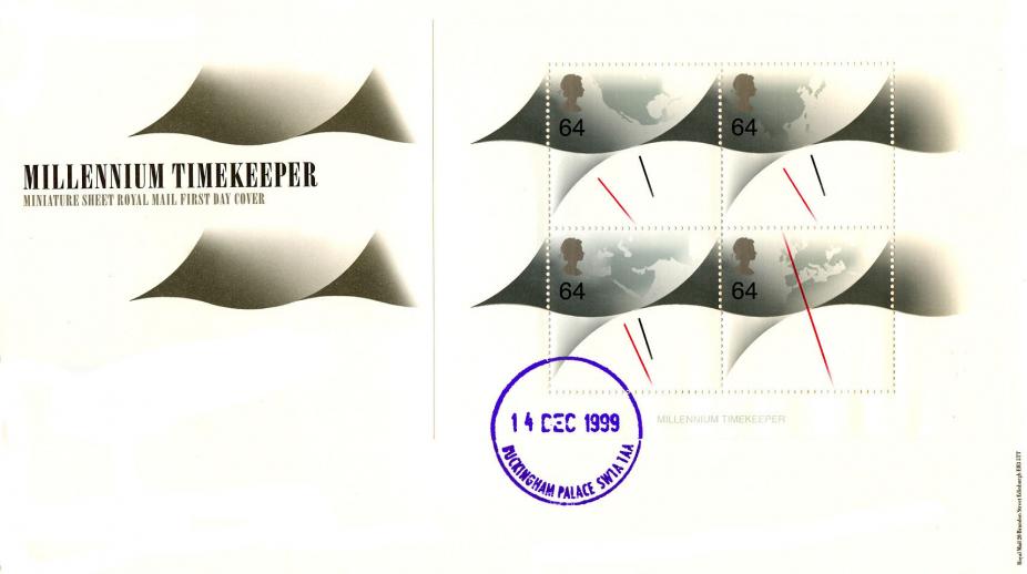 1999 (12) Millennium Timekeepers M/S - RM - Buckingham Palace CDS