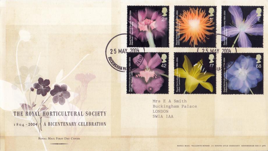 2004 (05) Royal Horticultural Society (Stamps) - RM - Buckingham Palace CDS