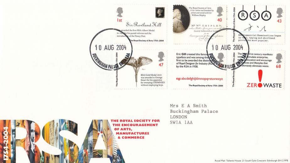 2004 (08) Royal Society for Arts - RM - Buckingham Palace CDS