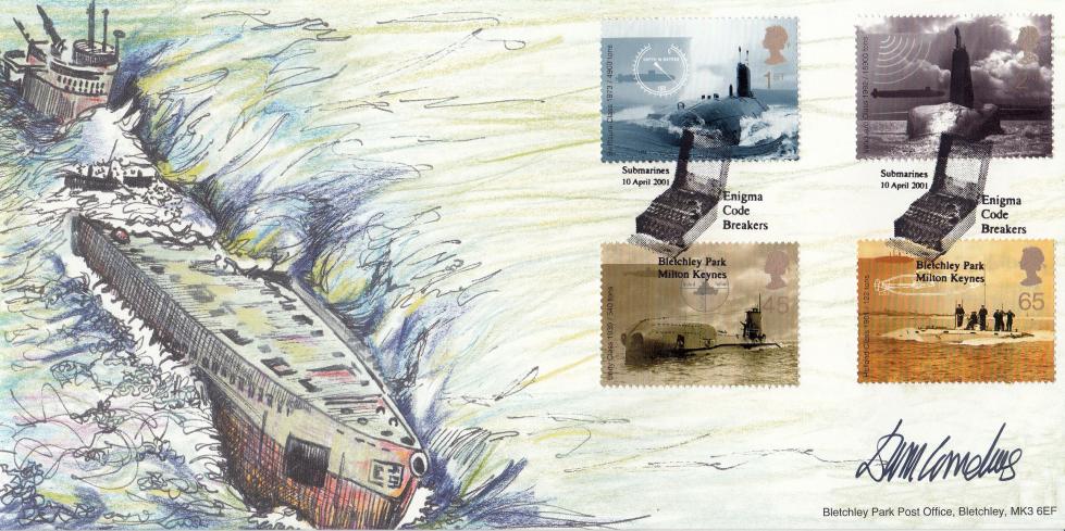 2001 (04) Submarines - Bletchley Park Official - Signed by D. M. Cornelious