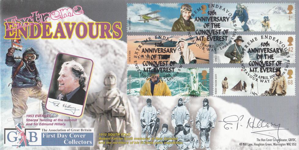 2003 (04) Extreme Endeavours - GBFDC Official - Signed by Sir Edmund Hillary