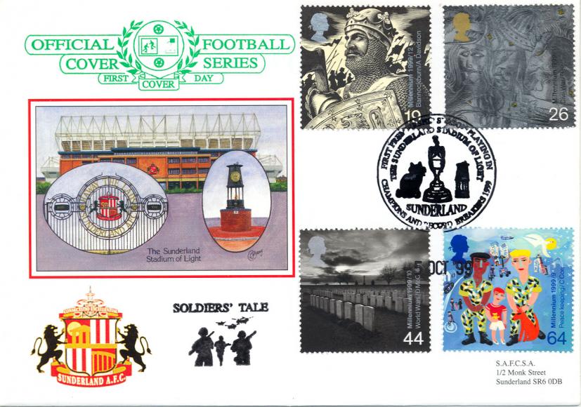 1999 (10) Soldiers - Dawn 'Sunderland AFC' Stadium of Light Official (30 Produced)
