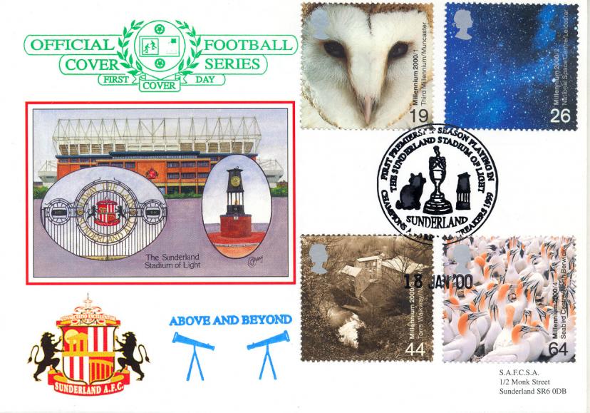 2000 (01) Above and Beyond - Dawn 'Sunderland AFC 'Stadium of Light Official (30 Produced)
