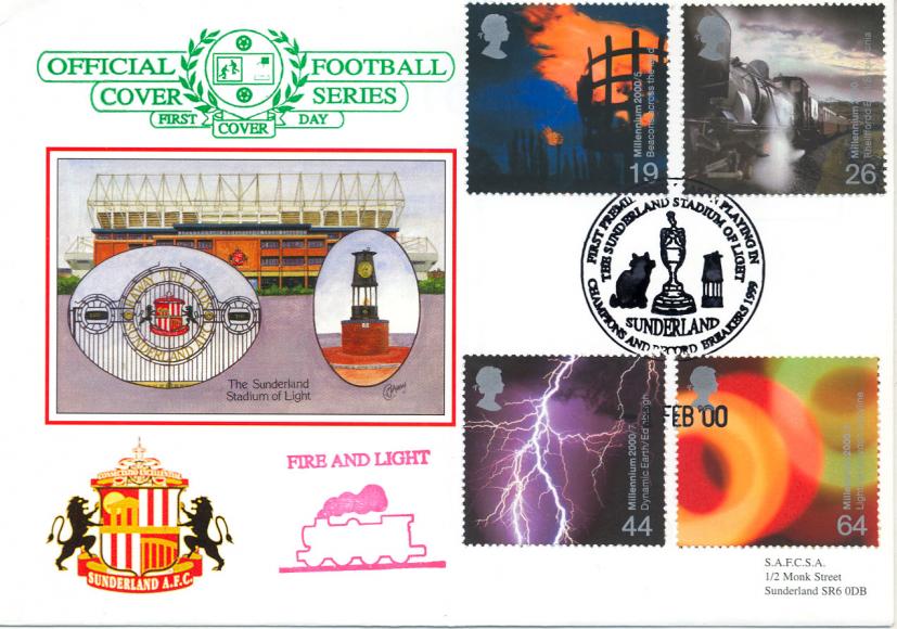 2000 (02) Fire and Light - Dawn 'Sunderland AFC 'Stadium of Light Official (50 Produced)