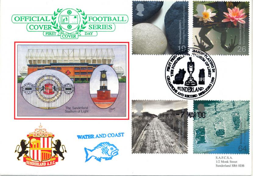 2000 (03) Water and Coast - Dawn 'Sunderland AFC 'Stadium of Light Official (30 Produced)