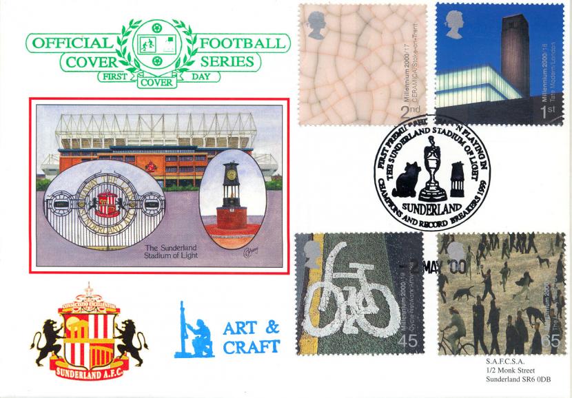 2000 (05) Art & Craft - Dawn 'Sunderland AFC 'Stadium of Light Official (30 Produced)