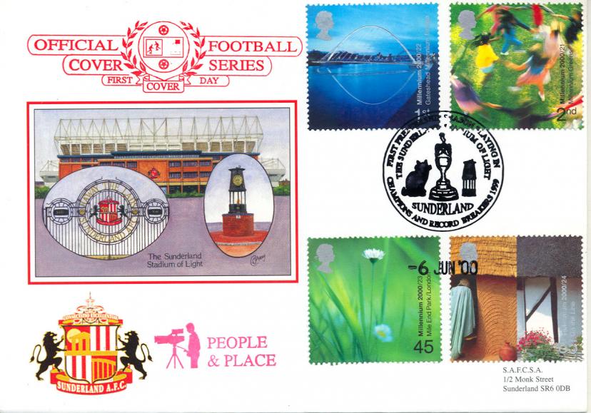 2000 (06) People & Place - Dawn 'Sunderland AFC 'Stadium of Light Official (30 Produced)