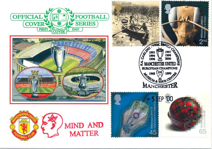 2000 (09) Mind & Matter - Dawn 'Manchester United' Premiership & European Champions Official (35 Produced)