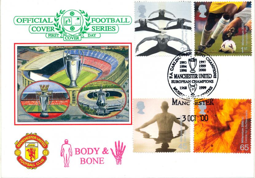 2000 (10) Body & Bone - Dawn 'Manchester United' Premiership Champions Official (35 Produced)