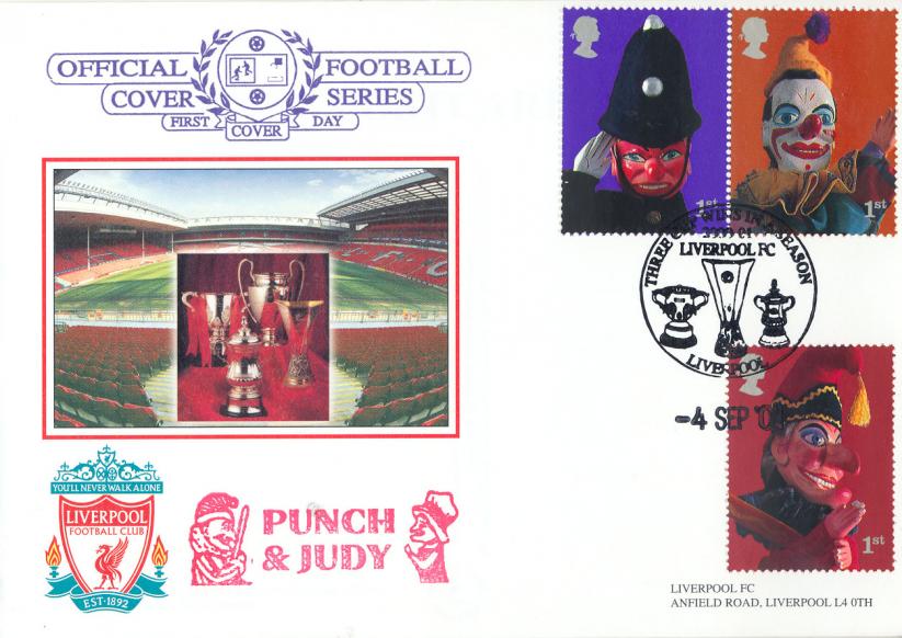 2001 (09) Puppets (Pr) - Dawn 'Liverpool' Three Cup Wins In A Season Official (25 Produced)