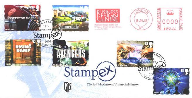 2005 (09) Classic ITV - Stampex Official - Stampex London (Exhibition) Handstamp + BDC Meter Mark