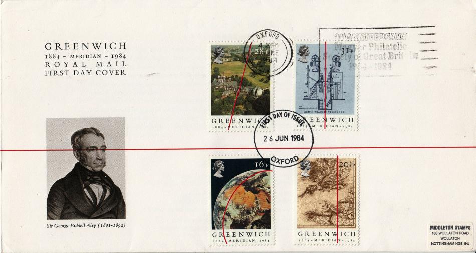 1984 (06) Greenwich - RM - 30th Anniv Magyar Philatelic Society Of Great Britain Sloagn