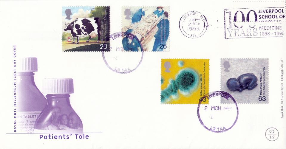 1999 (03) Patients - RM - 100 Years Liverpool School Of Tropical Medicine 1898-1998 Slogan