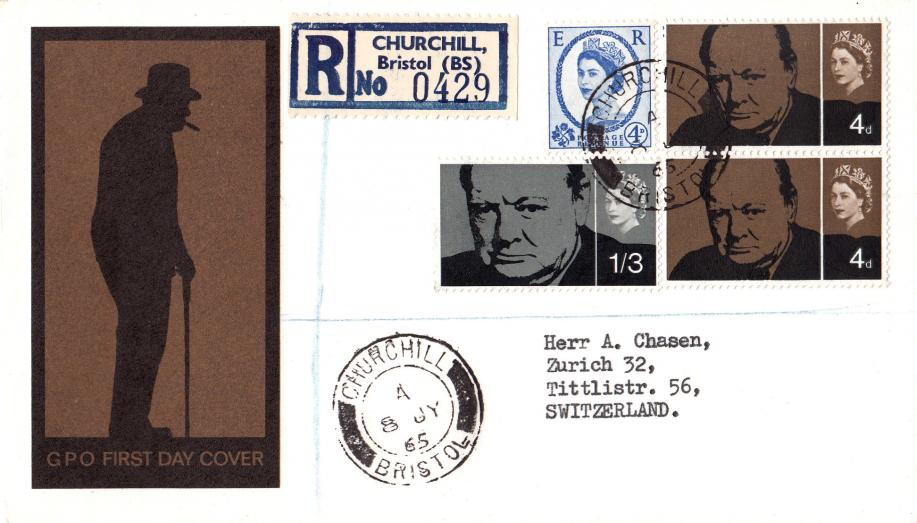 1965 (07) Churchill - GPO - Churchill, Bristol CDS