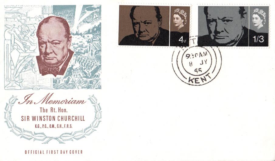 1965 (07) Churchill - Green/Brown Cover - Hythe CDS