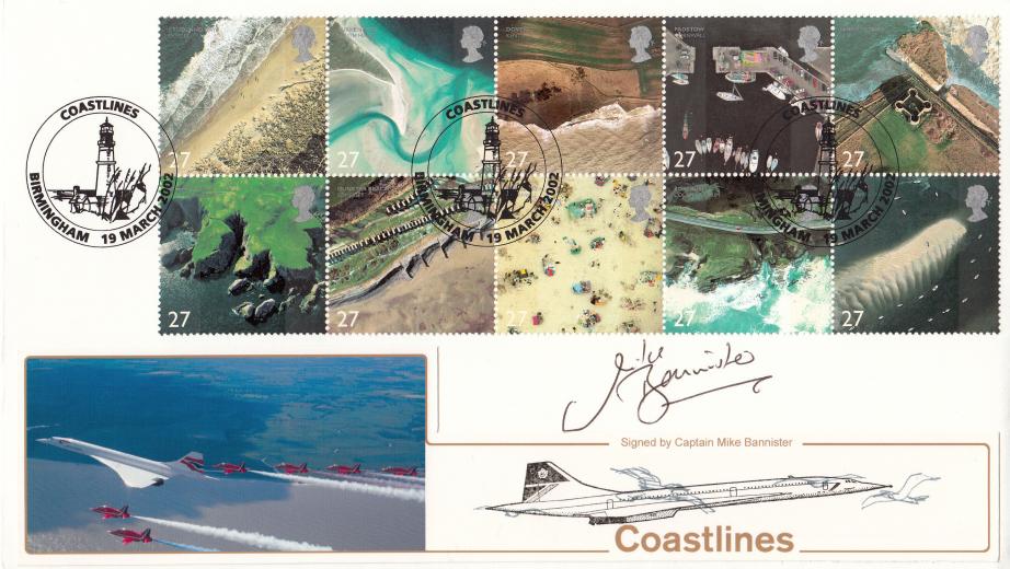 2002 (03) Coastlines - Concorde 'Special' - Birmingham H/S - Signed by the last Captain - Mike Bannister