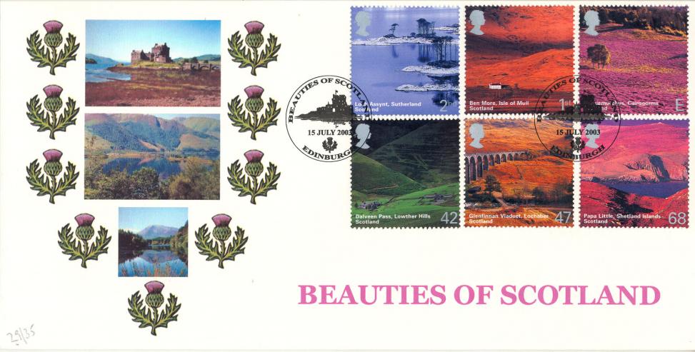 2003 (07) Scotland - Cambridge 'Beauties of Scotland' (9 Thistles) Official