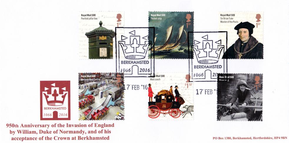 2016 (02) Royal Mail 500 - 'White Lion Society' Official (15 Produced)