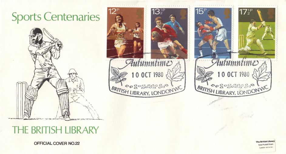 1980 (10) Sports - British Library Official (No Cachet Version)