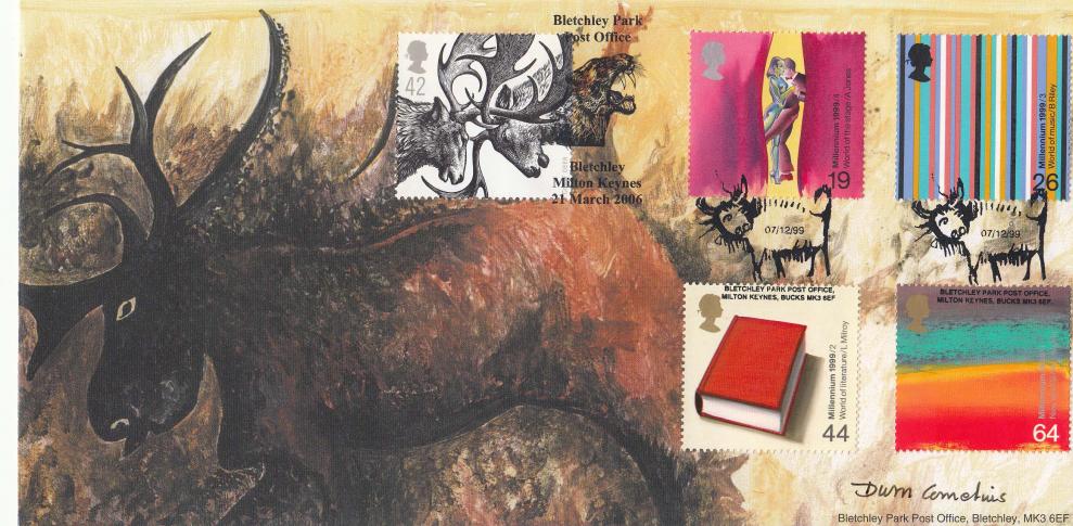 1999 (12) Artists - Bletchley Park Official - Signed by the Cover Artist (Durn Cornelius) & Doubled in 2006