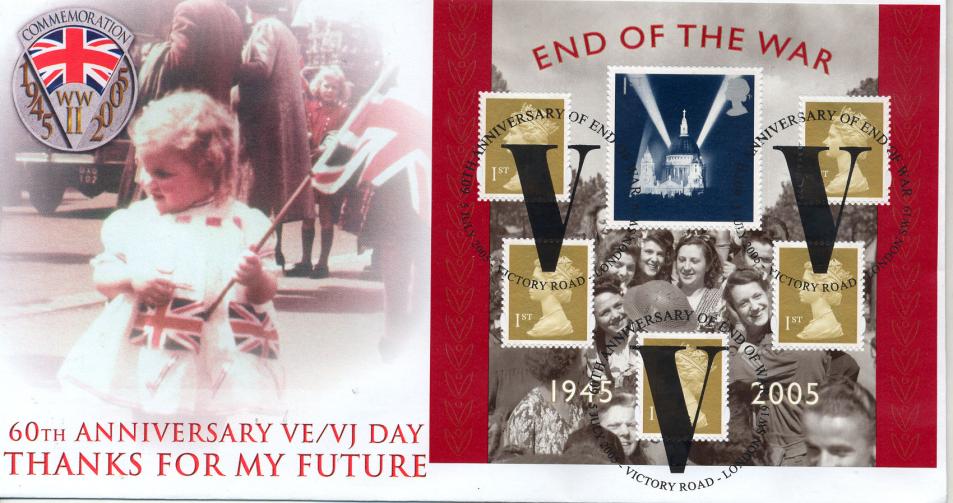 2005 (07) End Of WWII M/S - Scott 'Alternative' Official - Only 16 Produced!