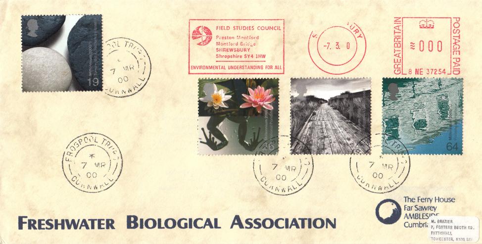2000 (03) Water and Coast - Freshwater Biological Association Cover - Field Studies Council, Environmental Understanding For All Meter Mark - Frogpool CDS