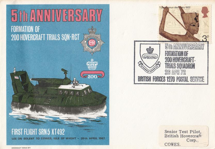 1972 (04) General Anniversaries - Hovercraft Trials Official (s) - British Hovercraft Corperation Meter Mark