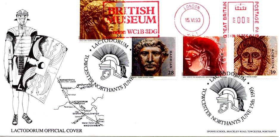 1993 (06) Roman Britain - Sponne School Official - British Museum Meter Mark
