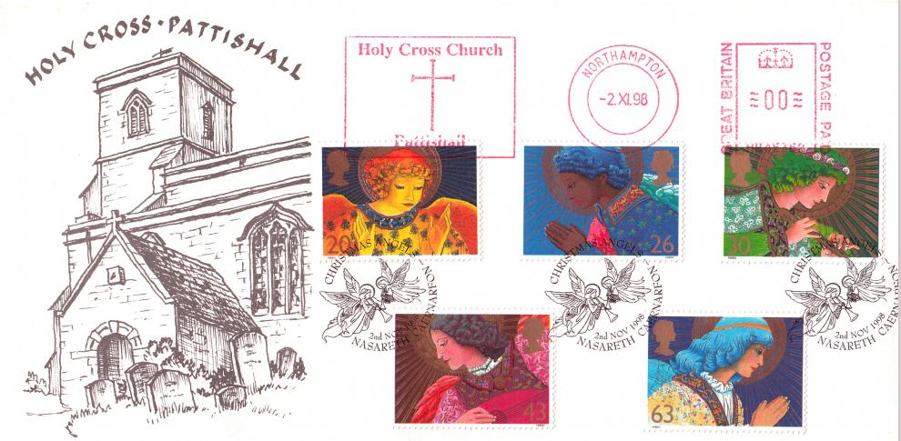 1998 (11) Christmas - Holy Cross, Pattishall Church Cover - Holy Cross, Pattishall Meter Mark